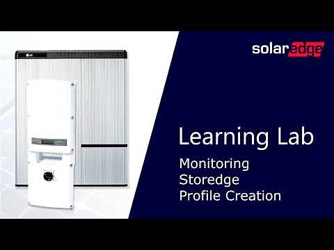 SolarEdge Battery Profile Creation via Monitoring Platform