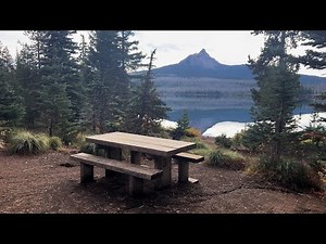 REVIEWING EACH CAMPSITE @ Big Lake WEST Campground! | Mount Washington VIEWS! | Central Oregon | 4K
