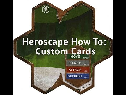 Heroscape How To: Custom Cards