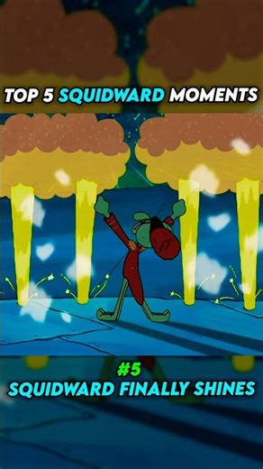 Top 5 Squidward moments 🧽 #spongebob #spongebobsquarepants