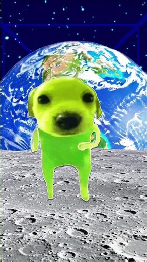 Dog alien dancing #trend