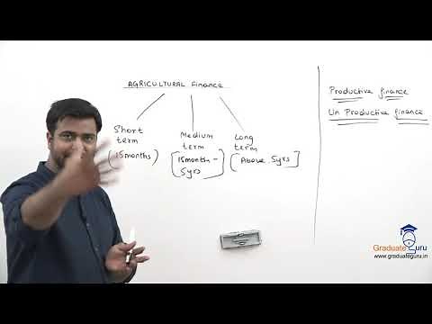 Agricultural Finance Lecture 1