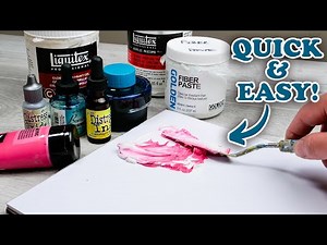 Paint + Paste = Endless Texture Ideas!