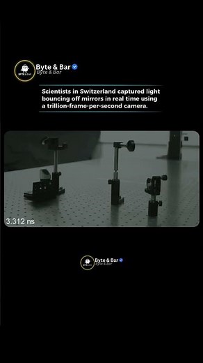 Scientists Capture Light in Motion — Filmed at a Trillion Frames Per Second! 💡🔬