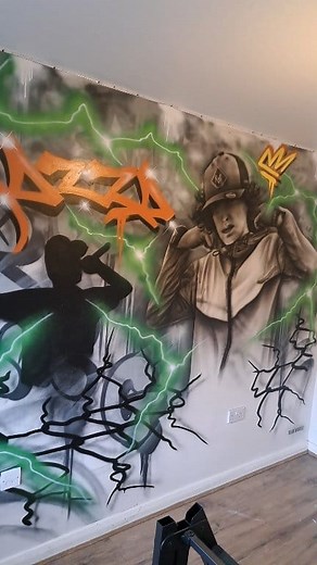 3.3K views · 32 reactions | Mazza bedroom for 'George' | Rew Nurse Artwork | Facebook