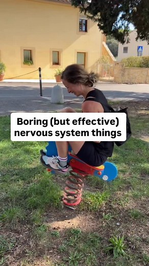 Do you do any of these “boring” nervous system activities? The things that actually work to keep your stress levels at bay are the things you’ll actually do. Which means prioritizing little moments of mindfulness, movement, play, connection and creativity more often. Don’t discount how these little things add up in a really big way! Explore this concept for a week. Add in little nervous system supportive moments to your day. Look at your patterns and habits and see if you can reframe what you’re