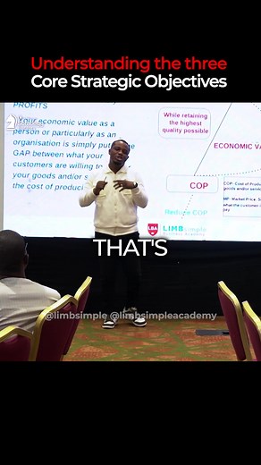 There are three fundamental strategic objectives for every business. As a key decision-maker, you should consistently consider these daily to enhance your company's economic value. Firstly, focus on reducing the cost of producing value. This means finding efficiencies in your operations, supply chain, and resource utilisation to deliver your product or service more economically. Secondly, aim to increase the customer's willingness to pay. This can be achieved by strengthening your brand, highlig