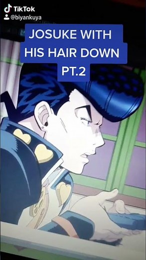 Josuke with his hair down #2