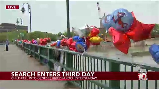 439K views · 5.7K reactions | The search for a boy who fell into the Genesee River is expected to enter a third day. We saw the Andrews Street Bridge covered in balloons and spoke with the boy's uncle. Hear from him in this story: https://www.whec.com/top-news/uncle-of-missing-boy-thanks-community-for-support-as-search-continues/ | WHEC TV | Facebook