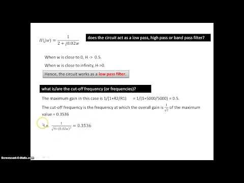 Frequency Response Transfer Functions Filter and Bode Plot