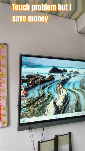 Interactive panel Display issue.. #school #ai #pcbuild #interactivepanel #smartboard
