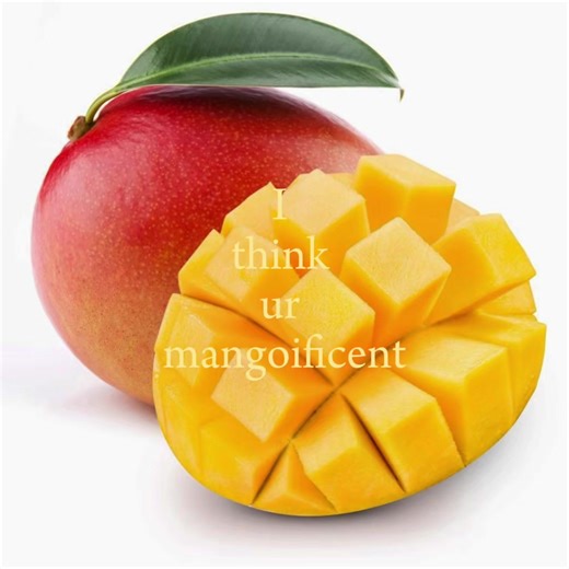 Get it? Like magnificent?🤯 #mango #fyp #magnificent #ily #mangos | mangos