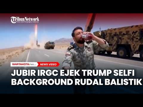 Jubir IRGC Ejek Trump Selfi Background Peluncuran Rudal Balistik ke Israel