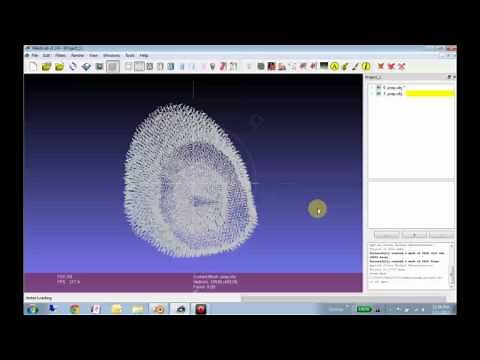 3Shape Point cloud to Mesh