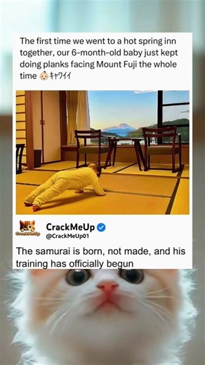 This baby is literally training to be a samurai 💀 | funny memes | dank memes | viral memes