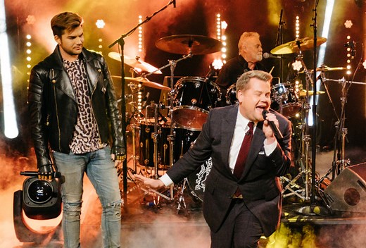 James Corden Vs. Adam Lambert In Queen Front Man Battle — Watch - TVLine