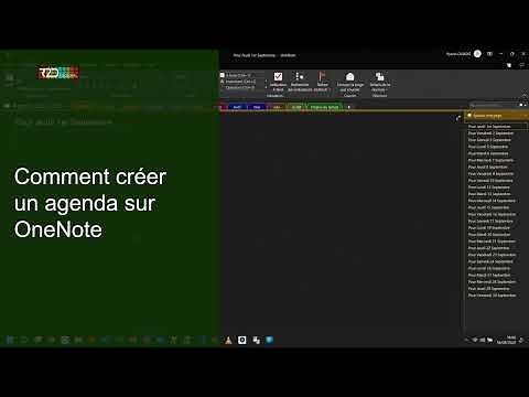 TUTO - How to create an agenda in OneNote
