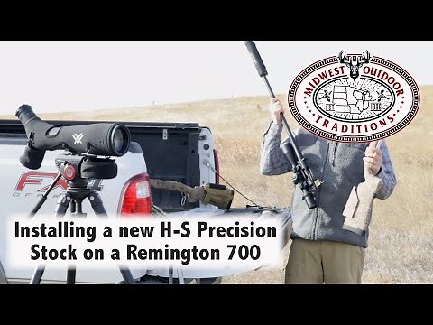 Installing a H-S Precision PSS150 Long Range Hunting Stock on a Rem 700 | Midwest Outdoor Traditions