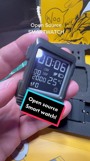#Watchy #Arduino open source e-paper Smart watch!