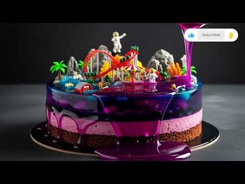 Scooping Miniature Jelly Cakes 🍰✨ | ASMR Hidden Worlds & Satisfying Cuts