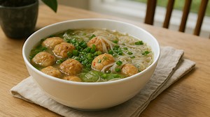 Misua with Pork Meatballs Recipe