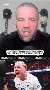 41K views · 169 reactions | "The Immortal" Matt Brown criticizes Paddy Pimblett's extreme weight gain: "If I were his coach, I would have some concern. … It’s not a ton of suffering to not put on f*cking 40 pounds after a fight." | MMA Fighting | Facebook