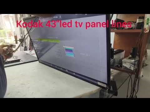 kodak 43" led tv panel lines