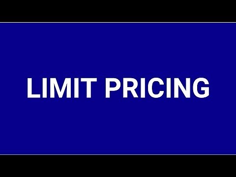 Limit pricing
