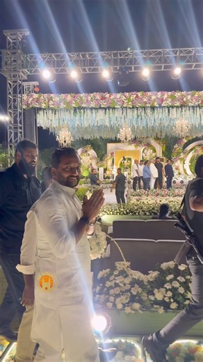 MP Raghunandhan Rao Spotted at Brothers Daughter Reception #trend #raghunandanrao #viral #marriage