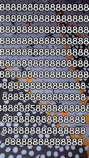 Static Number Grid Visualization with Patterns