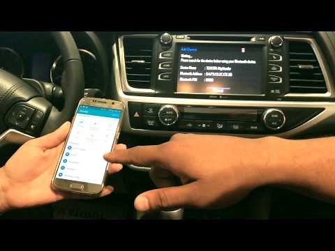 Toyota Highlander Bluetooth Setup
