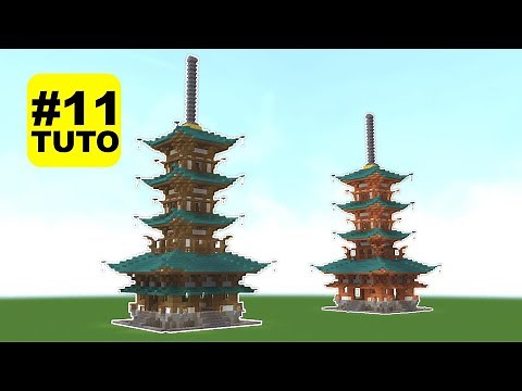 COMMENT CONSTRUIRE UN TEMPLE JAPONAIS #11 | MINECRAFT