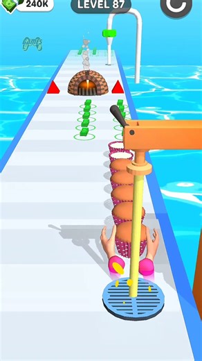 BAKERY!! Cupcake Stack Run 87🧁 #gaming #shorts #ybgames