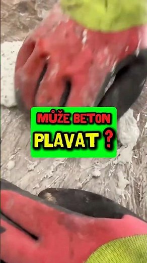 Může beton plavat?