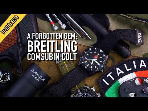 A $750 Bargain! Breitling COMSUBIN Colt Military Automatic Dive Watch
