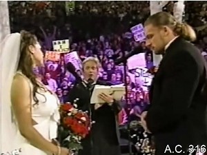 Triple H and Stephanie's Wedding Ceremony - Full Segment 2-11-2002