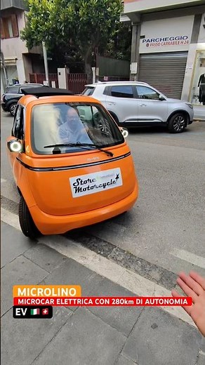Here's the Italo Svizzera Microlino electric microcar in person!