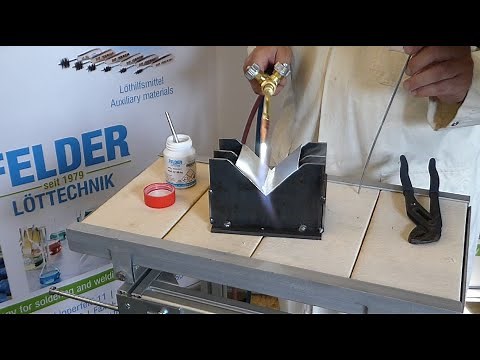 Aluminium Löten mit FELDER ZnAl4