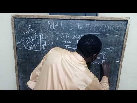 GCE A/L 2025 Tutorial on Pulley Systems. Question 3a and b (Paper 3)