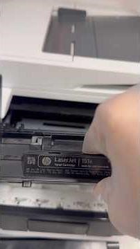 HP Printer 🖨️ laser jet pro MFP 4103dw How to change cartridge #hp #hplaserjet #printer