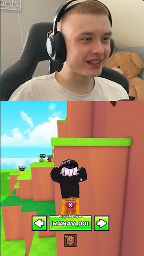 HE EXIT THE GAME BECAUSE OF ME XD (Roblox) #shorts