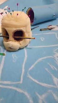 The process of building my Bon Bon hand puppet from fnaf sister location. #fnaf #puppet