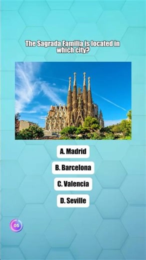 The Sagrada Familia is located in which city