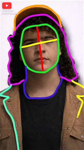 Drawing Dustin from Stranger Things! #art #drawing #shorts