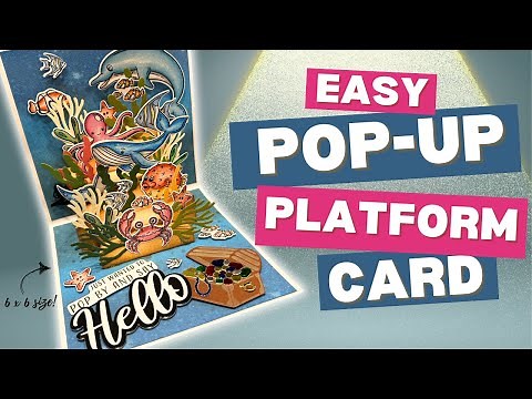 Make THIS Stand Out Card TODAY! Easy NO DIE Pop-Up Platform/Panel Card