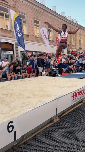 Jumpers World on Instagram: "Khaddi Sagnia 🇸🇪 soared to a season best of 6.69m in the women’s long jump at the JBL Jump Fest! Via: @portorikanec"