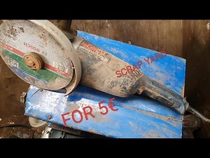 🔧 Restored an Angle Grinder Found at the Scrap Yard for €5 | Power Tool Repair DIY