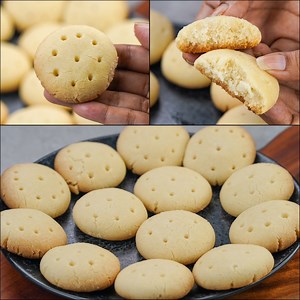 Only 3 Ingredients Biscuits! Better Than Bakery | Homemade Cookies Recipe | Quick & Easy Biscuits #BiscuitsRecipe #CookiesWithoutOven #EasyBiscuits #HomemadeCookies #QuickSnacks | N'Oven - Cake & Cookies