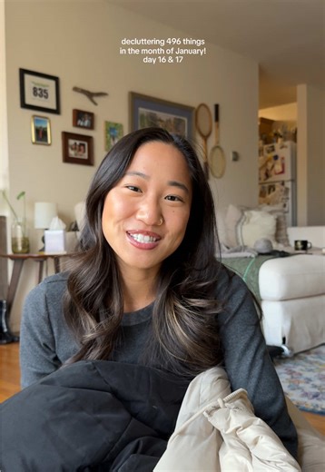 Part 12 of my decluttering series where I’ll be getting rid of 496 things in the month of January! I headed down to my basement which made this 33 a little less scary 😂 #declutter #decluttering #declutterwithme #declutteryourlife #smallcreator