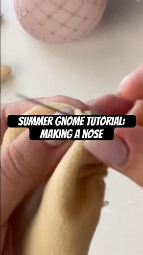 Watch the full Summer Gnome Tutorial on my channel above ⬆️🌸 #helenlozova #summerdiy #gnomes #gnome